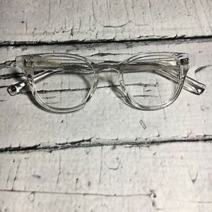 warby parker coley lucite frames / eyeglasses